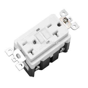 YGB-093WR Tomacorrientes estadounidenses de pared 20A 125V 2LED receptáculos gfci